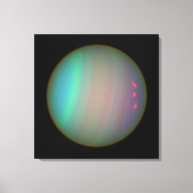 The Planet Uranus Canvas Print (Front)