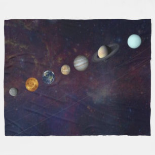 THE PLANETS 2 FLEECE BLANKET