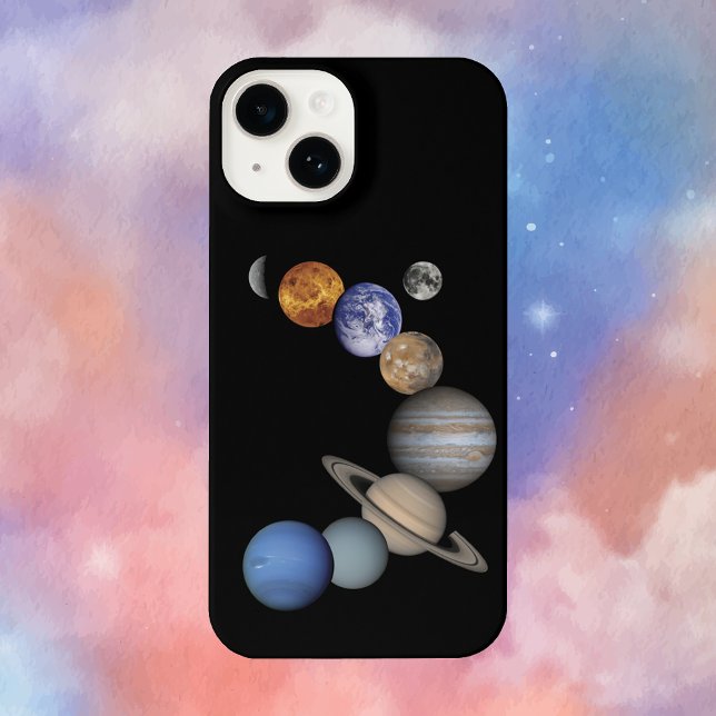 The Planets of Our Solar System iPhone Case (Our Solar System Planets Phone Case)