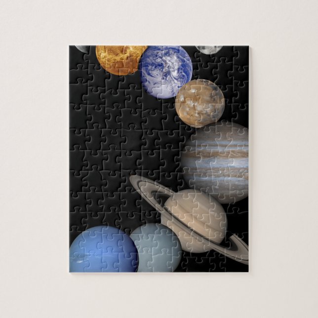 The planets of the solar system. jigsaw puzzle (Vertical)