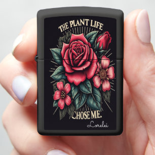 The Plant Life Chose Me Plant Lover’s Destiny Zippo Lighter