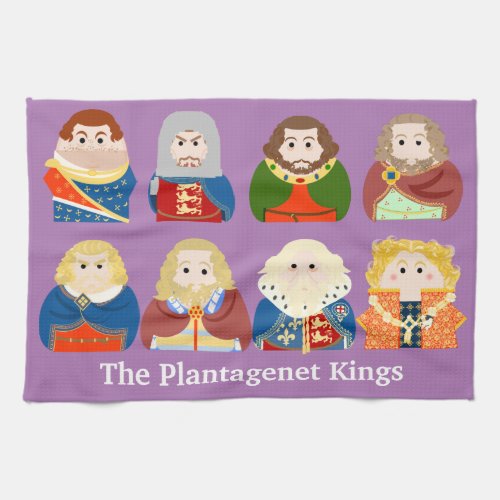The Plantagenet Kings  Kitchen Towel