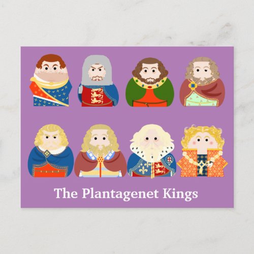 The Plantagenet Kings Postcard