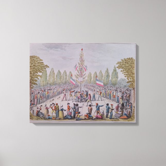 The Plantation of a Liberty Tree Canvas Print (Front)