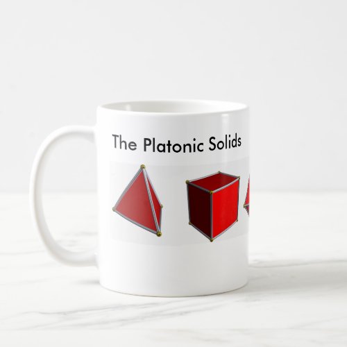 The Platonic Solids Coffee Mug