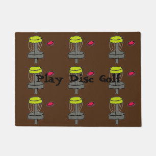 The Play Disc Golf front door mat