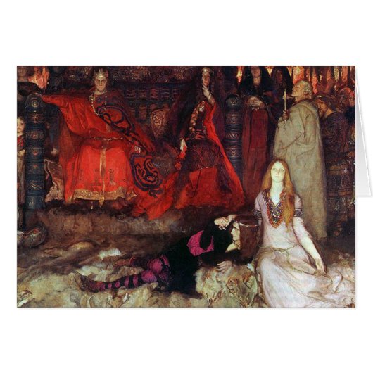 The Play Scene in "Hamlet" Cards (Front Horizontal)