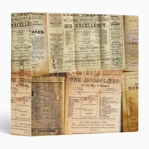 The Playbills Binder