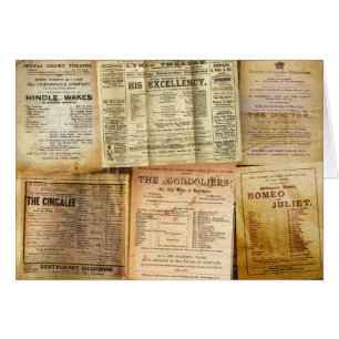 The Playbills Cards