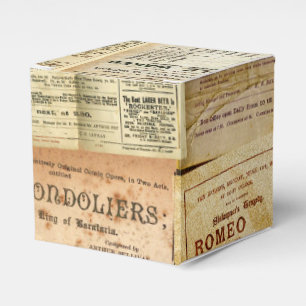 The Playbills Favor Boxes