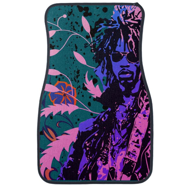 The Player Retro vintag Car Floor Mat (Front)