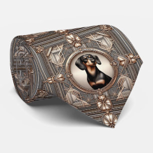 The Playful Dog Lover Dachshund Dog Daddy Tie