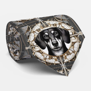 The Playful Dog Lover Dachshund Dog Daddy Tie