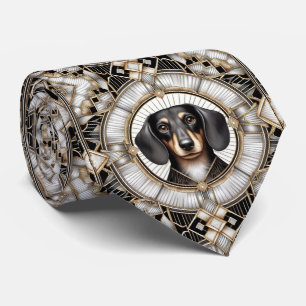The Playful Dog Lover Dachshund Dog Daddy Tie