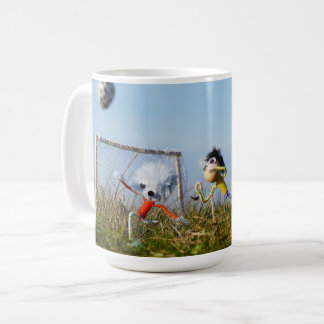 The playful Fubby's playing soccer. Mug