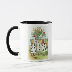 The Playing Cards Painting the Rose Bush Mug