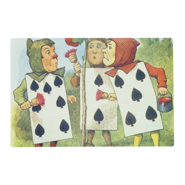 The Playing Cards Painting the Rose Bush Placemat (Front)