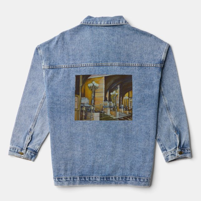 The Plaza Hotel, New York City Denim Jacket (Back)