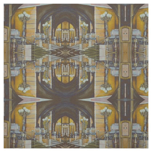 The Plaza Hotel, New York City Fabric (Swatch)