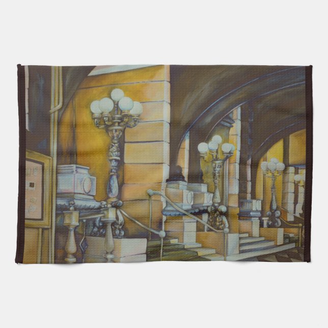 The Plaza Hotel, New York City Kitchen Towel (Horizontal)