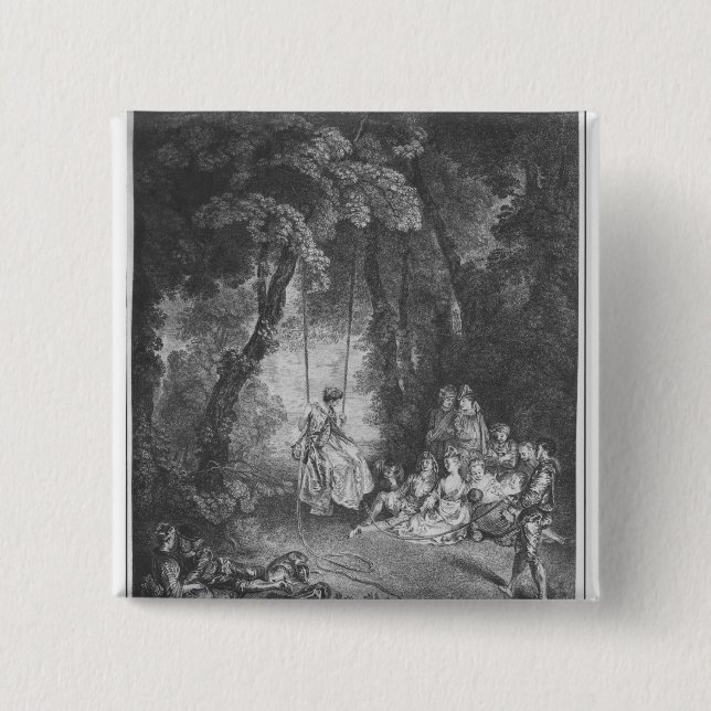 The pleasures of summer pinback button (Front)