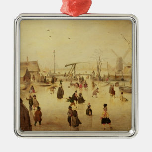 The Pleasures of Winter Metal Ornament