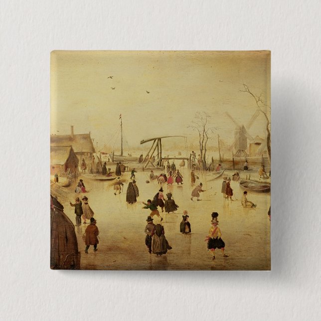 The Pleasures of Winter Pinback Button (Front)