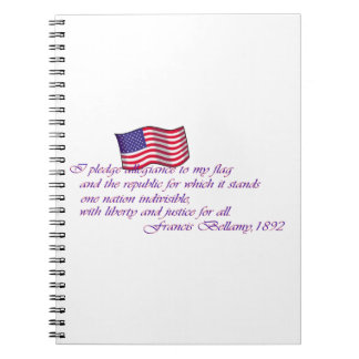The Pledge of Allegiance - 1892 Notebook