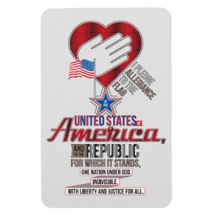 The Pledge of Allegiance Magnet