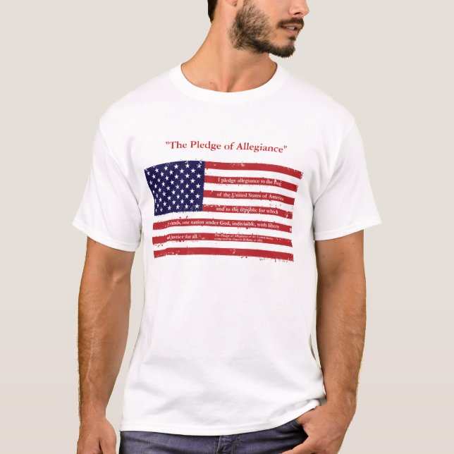 "The Pledge of Allegiance" T-Shirt (Front)