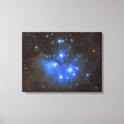 The Pleiades M45 Canvas Print