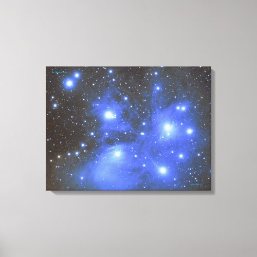 The Pleiades M45 Canvas Print
