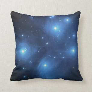 The Pleiades's star cluster aka The 7 sisters Throw Pillow