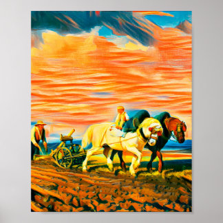 The Plowing Poster