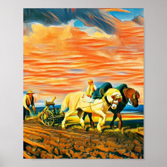 The Plowing   Poster (Front)