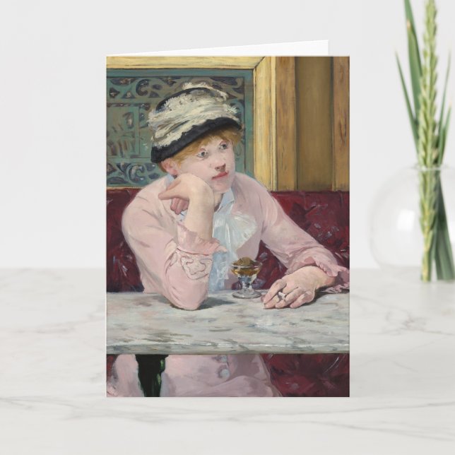 The Plum by Manet Impressionist Painting Card (Front)