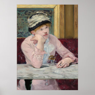 The Plum by Manet Impressionist Painting Poster
