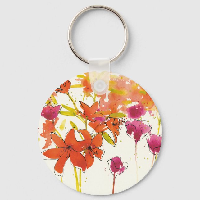 The Plum of Patty Keychain (Front)