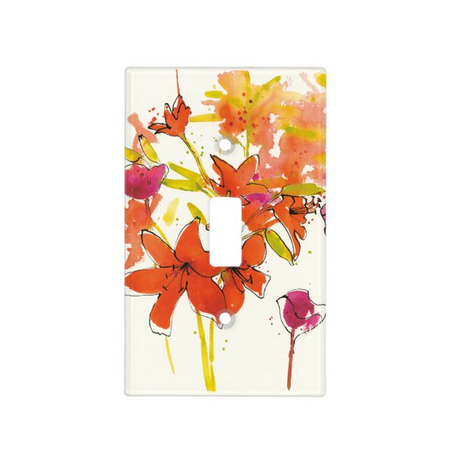 The Plum of Patty Light Switch Cover (Front)