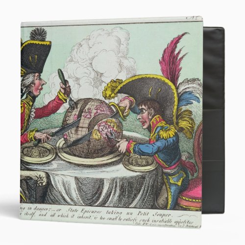 The Plum Pudding in Danger 1805 3 Ring Binder