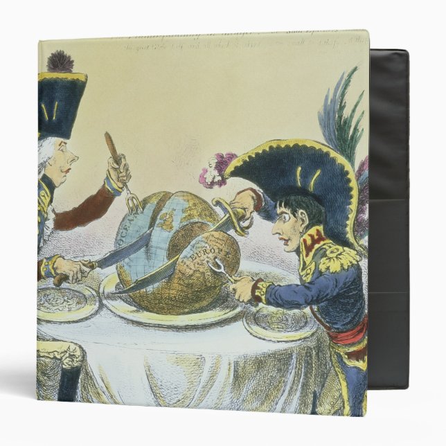 The Plum Pudding in Danger, 1805 Binder (Front/Inside)