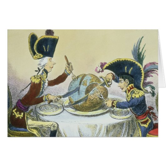 The Plum Pudding in Danger, 1805 Cards (Front Horizontal)