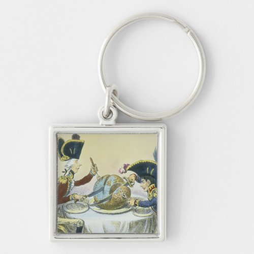 The Plum Pudding in Danger 1805 Keychain