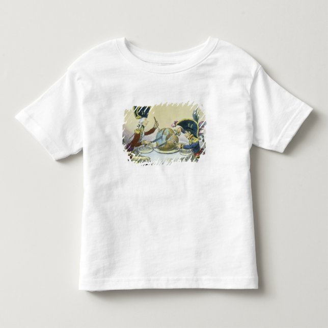 The Plum Pudding in Danger, 1805 Toddler T-shirt (Front)