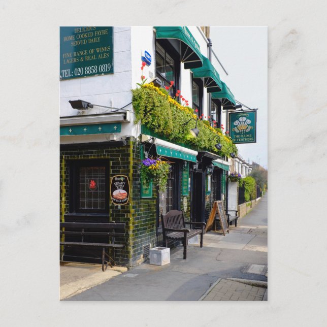 The Plume of Feathers, Greenwich, London Postcard (Front)