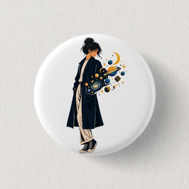 The Pocket Universe Button (Front)