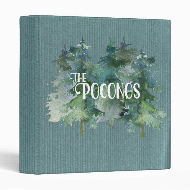 The Poconos 1" Photo Album/Scrapbook Binder (Front/Spine)