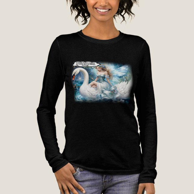 The Poetic Swan Rider Shirt (Front)