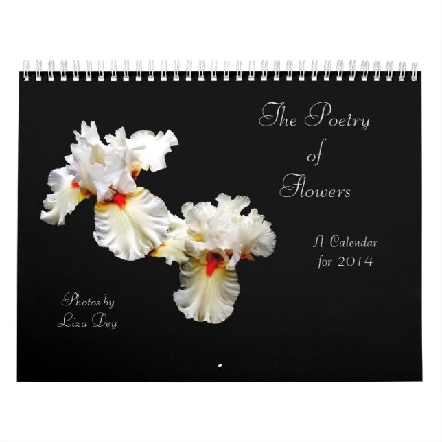 'The Poetry of Flowers' 2014 Calendar (Cover)
