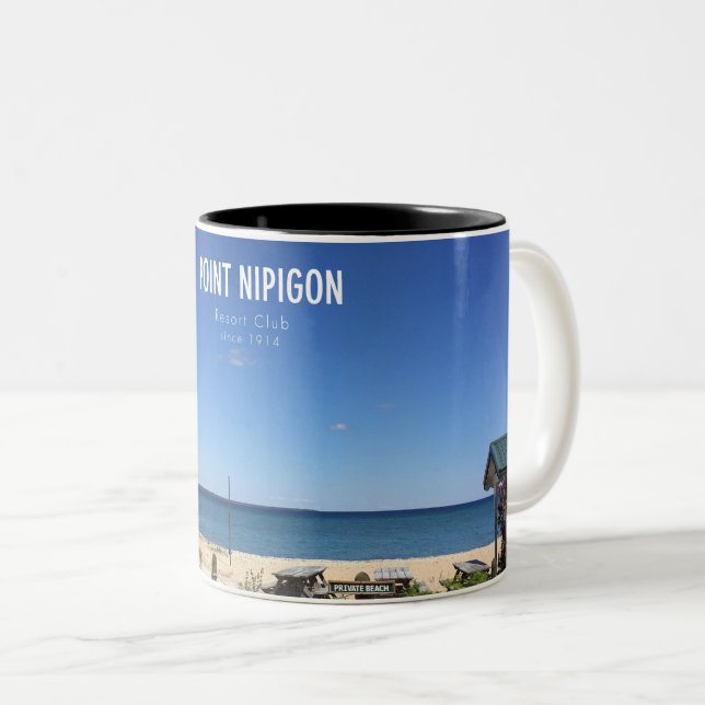 The Point at Point Nipigon Wrap-around Mug (Front Right)